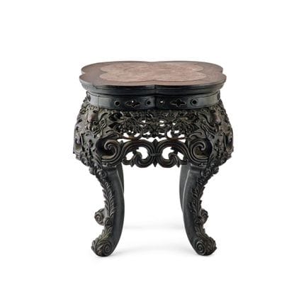 CHINESE PEDESTAL, EARLY 20TH CENTURY - Wooden base