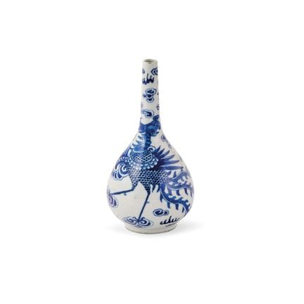 VASO A BOTTIGLIA CINA, XIX-XX SECOLO - Porcellana 
