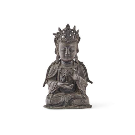 GUANYIN - Cina, dinastia Ming, XVII secolo Bronzo,
