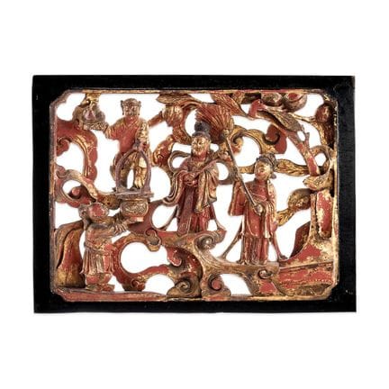 PANEL DE CHINA, PRINCIPIOS DEL SIGLO XX - Madera t