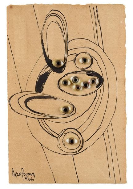 CAROL RAMA  1918-2015 Senza titolo   1966  - Inchi