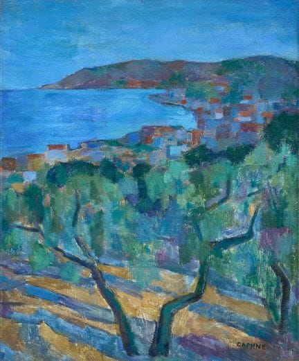 DAPHNE CASORATI MAUGHAM  1897-1982 Paesaggio ligur