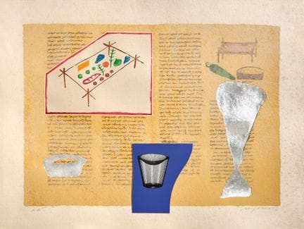 MIMMO PALADINO  1948 Six sheets from the Rabanus M