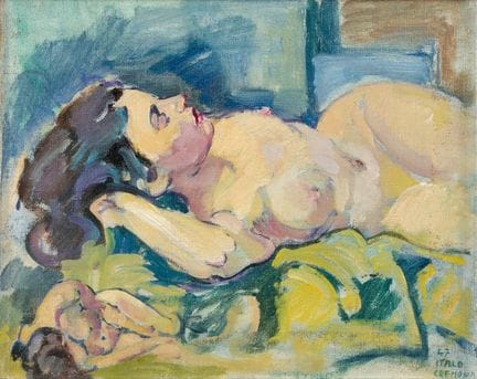 ITALO CREMONA  1905-1979 Sirena   1947  - Olio su 