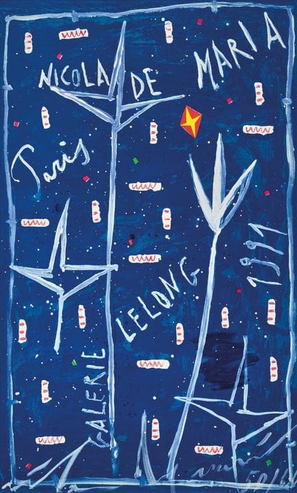 NICOLA DE MARIA  1954 Untitled   1991  - Color lit
