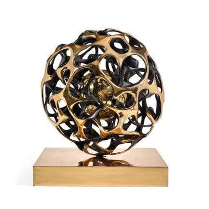 GIANFRANCO MEGGIATO  1963 „Sfera“  – Bronze, drehb