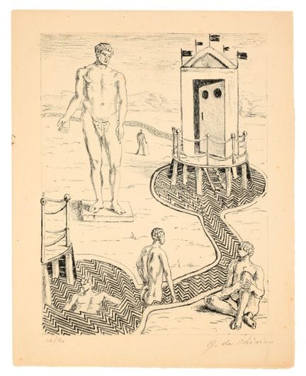 JEAN COCTEAU AND GIORGIO DE CHIRICO  Mythologie  1