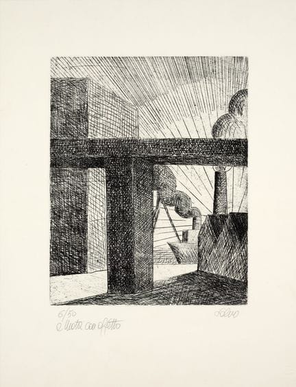 SALVO  1947–2015 Untitled  — Etching, ed. 6/50.  4