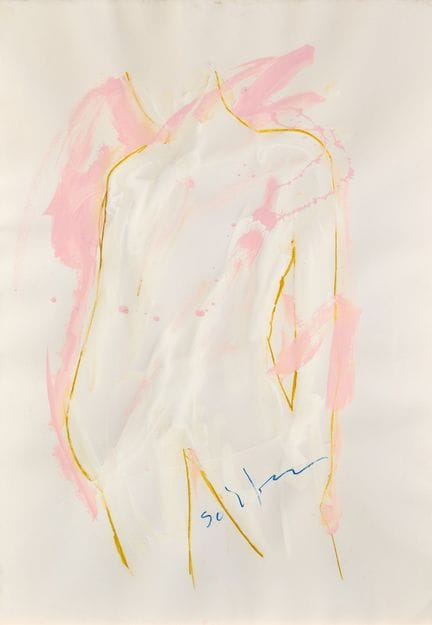 MARIO SCHIFANO  1934-1998 Cosmesi  1981  - Smalto 