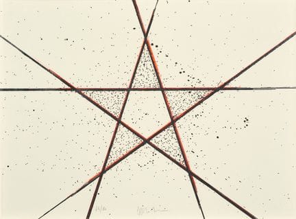 GILBERTO ZORIO  1944 Untitled  - Textured lithogra