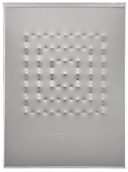 ENRICO CASTELLANI  1930–2017 Steel surface  2006  