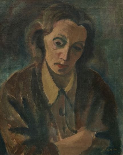 FRANCESCO MENZIO  1899-1979 Ottavia  1940  - Olio 
