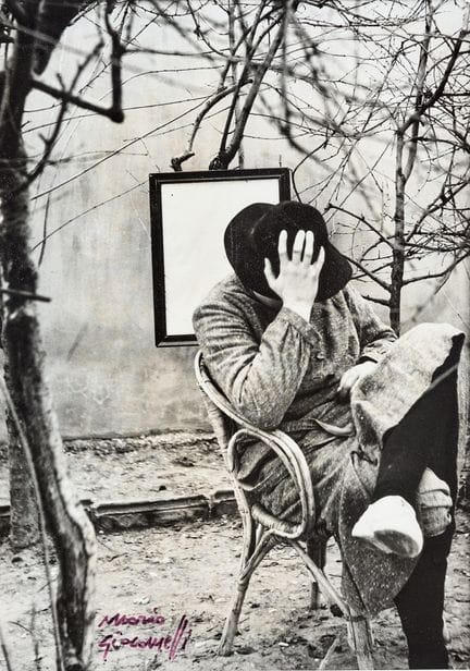 MARIO GIACOMELLI  1925–2000 Self-Portrait  — Black