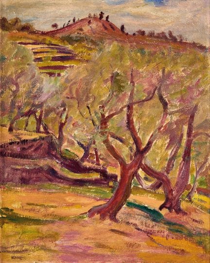 NICOLA GALANTE   1883-1969 Ulivi a Vasto   1929  -