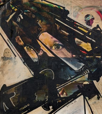 GIANNI BERTINI  1922-2010 Senza titolo  1966  - Te
