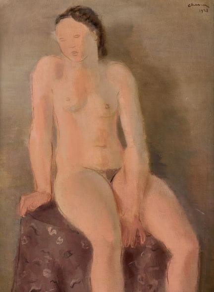 GIGI CHESSA Nudo rosa   1932  - Olio su tela.  90,