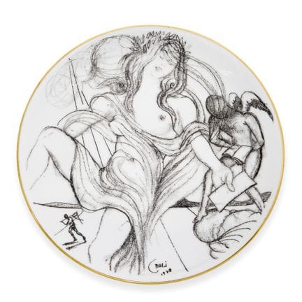 SALVADOR DALÍ  1904–1989 Set of six plates from th