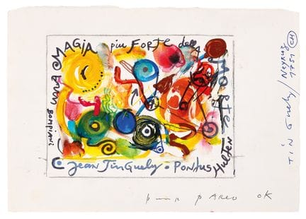 JEAN TINGUELY  1925-1991 Una magia più forte della