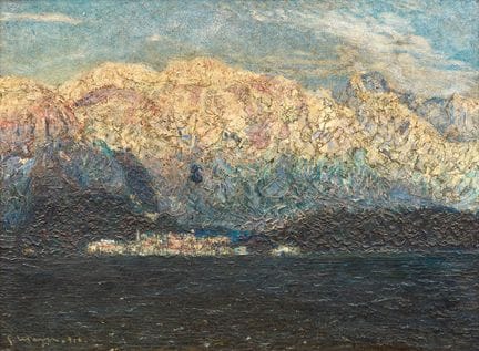 CESARE MAGGI   1881–1961 Landscape  1918  – Oil on
