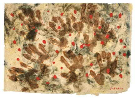 GIULIO TURCATO  1912-1995 Senza titolo  - Tecnica 