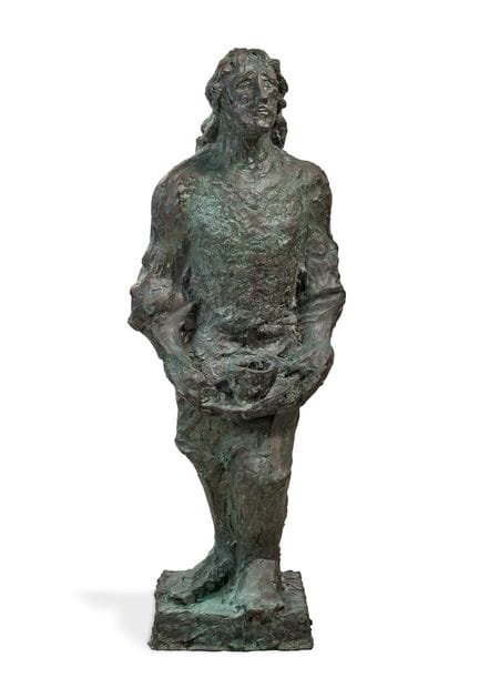 SANDRO CHIA  1946 „Stummer Diener“   – Bronze, Exe