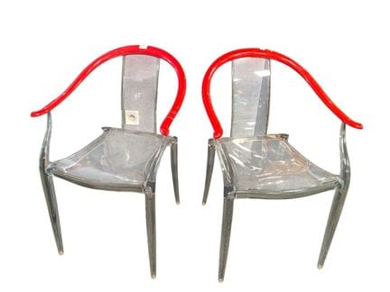 Philippe STARCK: Coppia di poltrone modello "MI MI