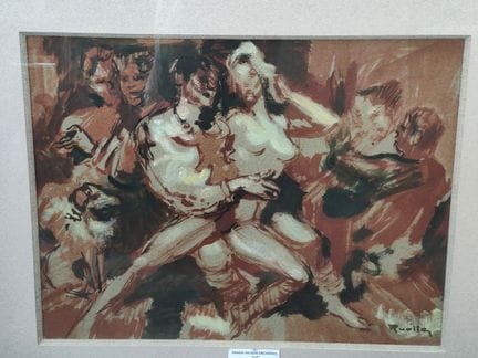 Lucien RUOLLE (1925-1991): "La danza". Tecnica mis