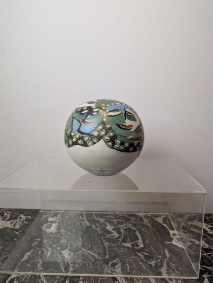 Sophie COMBRES (1960-2006): Vaso a forma di palla 
