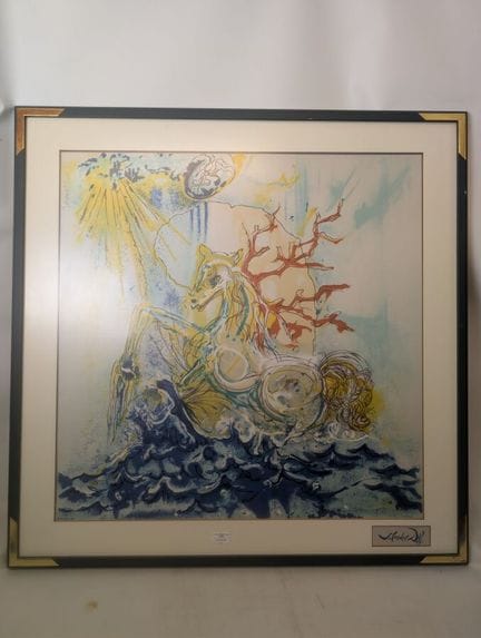 Ispirato a Salvador DALI (1904-1989), "Nettuno". S