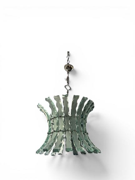 FONTANA ARTE (attribuito a): Importante lampada a 