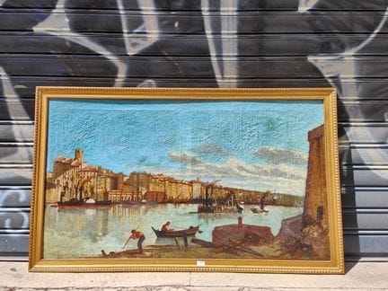 Scuola provenzale del XIX secolo: "Il porto di Mar