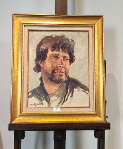 Tony CARDELLA, "Ritratto di uomo", HST, SBG. 41 x 