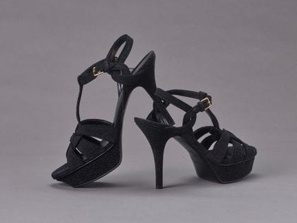 SAINT LAURENTPaire de sandales "Tributes" sugar no