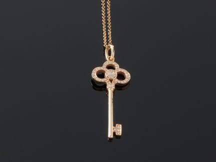 TIFFANY Co, una cadena de eslabones «jaseron» de o