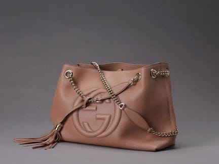 GUCCISac fourre-tout "Soho" 38 cm en veau grainé n