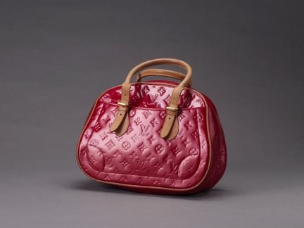 Louis VUITTONSac "Summit Drive" 31 cm en cuir vern