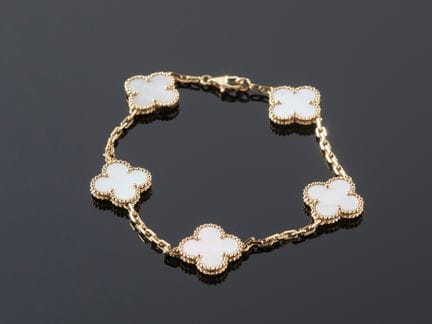 VAN CLEEF ARPELS «Alhambra», pulsera de oro amaril