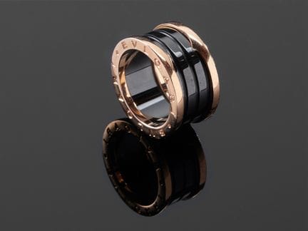 BULGARI, modelo «B.Zero1», anillo de oro amarillo 