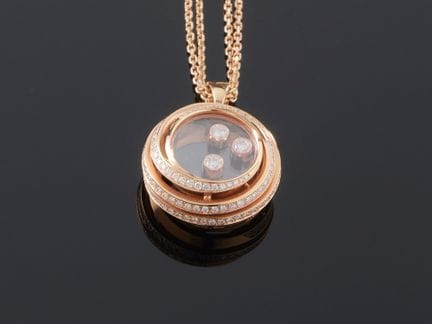 CHOPARD, modelo «Happy Diamonds», collar formado p