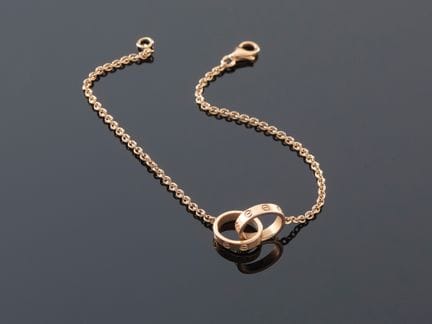 CARTIER, modelo «Love», pulsera de oro amarillo de
