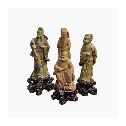 173. Quattro sculture di giada, Cina, XIX secolo
c
