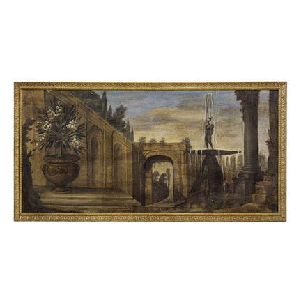 47. Peintre du XXe siècle
Vue partielle d'une vill