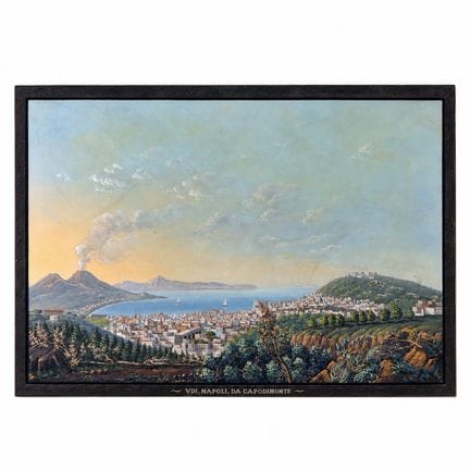 45. Vue de Naples depuis Capodimonte
gouache sur p