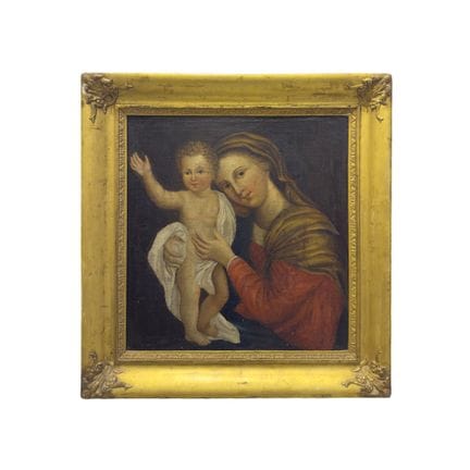 93. Peintre de la fin du XVIIIe siècle
Vierge à l'