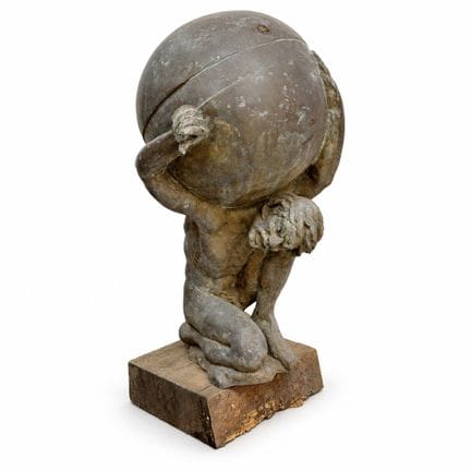 190. Il titano Atlante regge il globo terrestre su