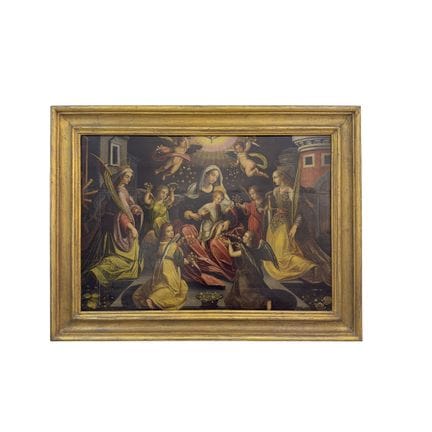 92. Peintre flamand du XVIe siècle
La Vierge à l'E