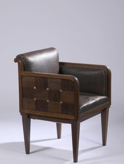 MAJORELLE Louis (1859–1926)
Office armchair with s