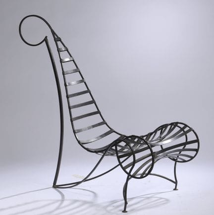 DUBREUIL, André (born in 1951)
Low “Spine” chair i
