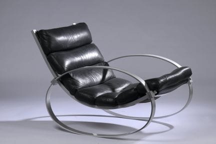 KAUFELD Hans (20th century)
Rocking chair with a b