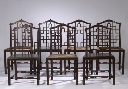 Eduard PFEIFFER (1889–1929)
Set of seven chairs in